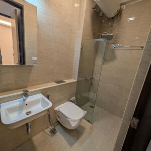 Bathroom in 2 BHK Apartment at Bandra East – for Rent