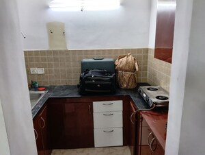 Kitchen in 1 BHK Builder Floor at Chhalera – for Rent