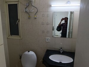 Bathroom in 1 BHK Builder Floor at Chhalera – for Rent