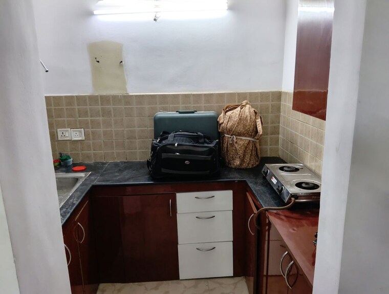 Kitchen, chhalera 1 Bedroom 467 Sq.Ft. Builder Floor In Chhalera Noida 9861626