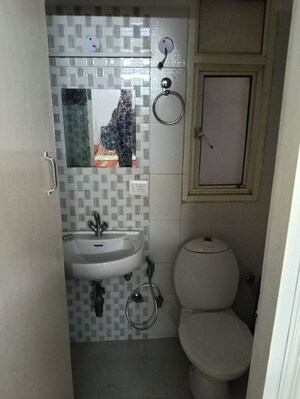 Bathroom in 1 BHK Builder Floor at Chhalera – for Rent