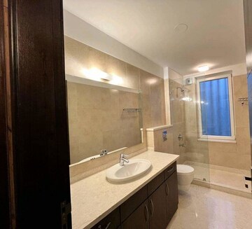 Bathroom in 3 BHK Builder Floor at Defence Colony – for Rent