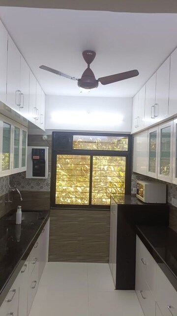 Kitchen in 3 BHK Apartment at Shell Colony, Chembur – for Rent