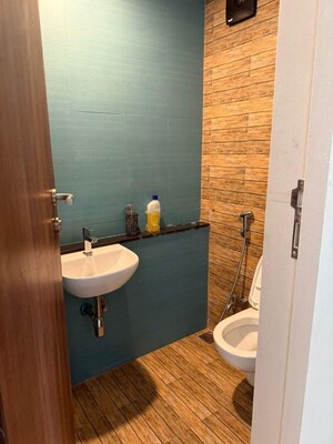 Bathroom in 2 BHK Apartment at Lodha Quality Home Tower 2, Majiwada – for Rent