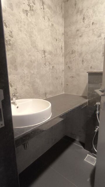 Attached Bathroom in 1 BHK Apartment at Ajmera Boulevard, Malad West – for Rent