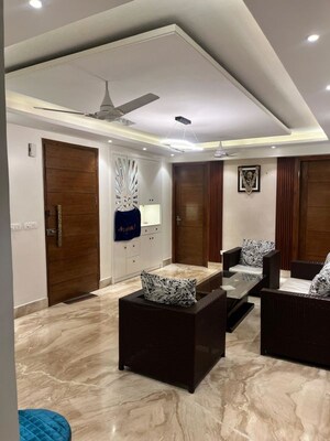 Living Room in 3 BHK Builder Floor at Greater Kailash I – for Sale