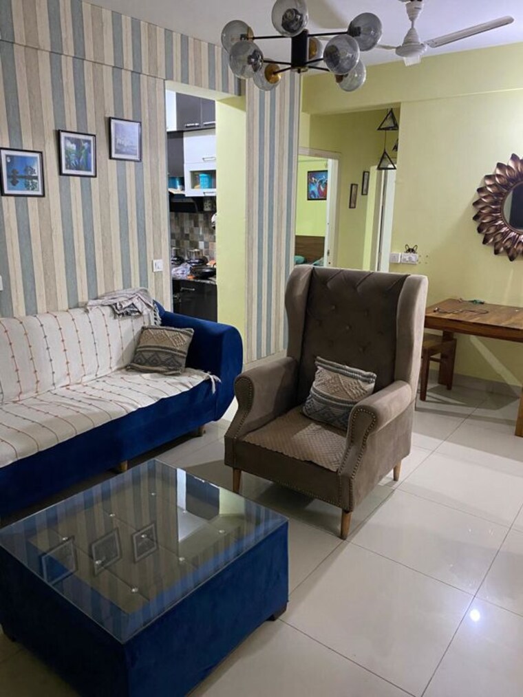 Living Room, gaur-sportswood 3 Bedroom 916 Sq.Ft. Apartment In Sector 79 Noida 9862376