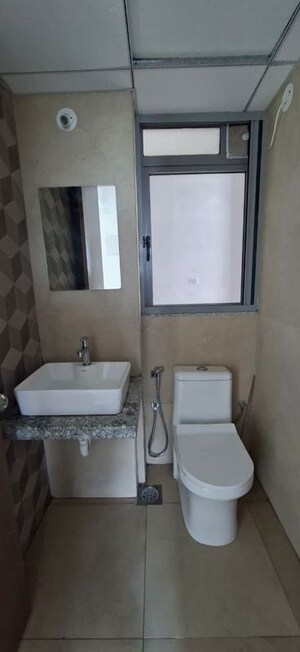 Bathroom in 1 BHK Apartment at Kalpataru Immensa, Kolshet Road – for Rent