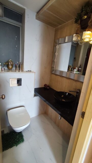Bathroom in 2.5 BHK Apartment at Lodha Bel Air, Br Nagar – for Rent