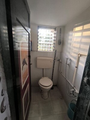 Bathroom in 1 BHK Apartment at Purnima Tower Co operative Housing Society, Kalyan West – for Rent