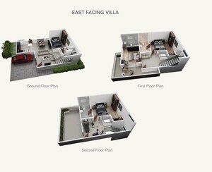 Floor Plan in 4 BHK Villa at Hoskote – for Sale