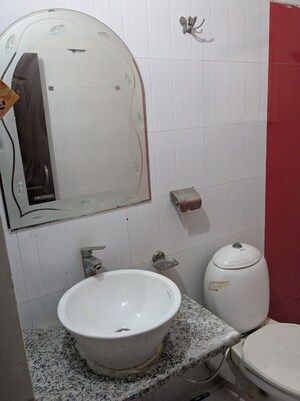 Bathroom in 2 BHK Apartment at Jaipurias Sunrise Greens Zirakpur, Vip Road – for Rent