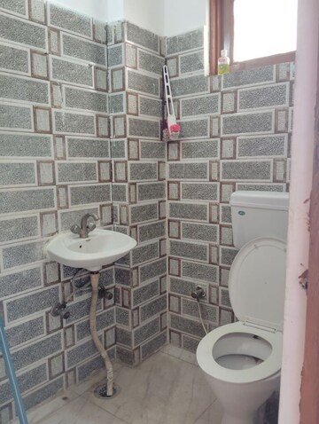 Bathroom in 1 BHK Builder Floor at Paryavaran Complex – for Rent