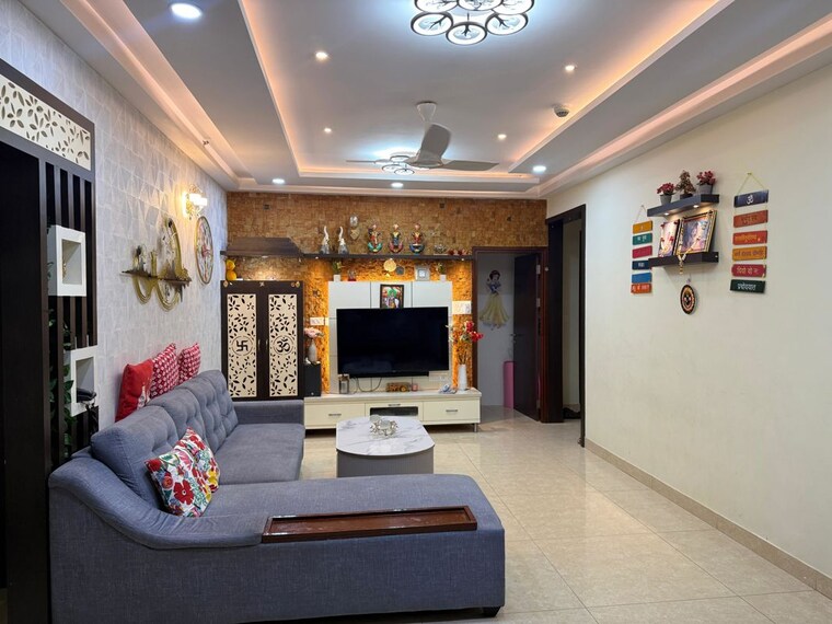 Living Room, prestige-falcon-city 3 Bedroom 1591 Sq.Ft. Apartment In Konanakunte Bangalore 9862800