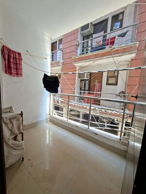 Staircase in 1 BHK Builder Floor at Paryavaran Complex – for Rent