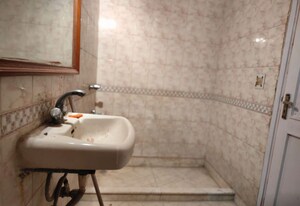 Bathroom in 3 BHK Builder Floor at Paryavaran Complex – for Rent