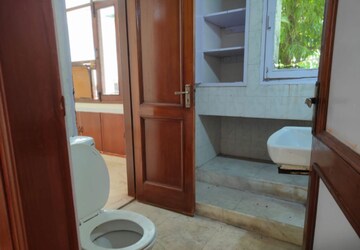 Bathroom in 3 BHK Builder Floor at Paryavaran Complex – for Rent