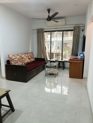Living Room in 2 BHK Apartment at Mohini Zen Vrindavan, Dahisar East – for Rent