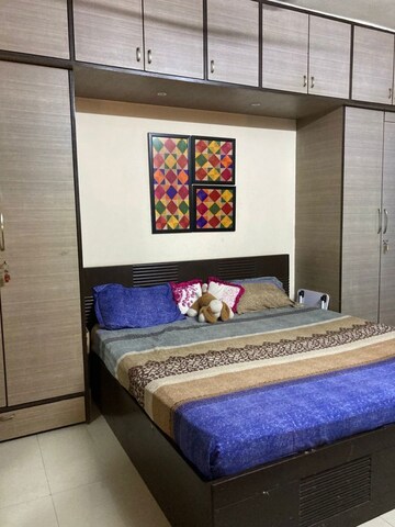 Bedroom in 1.5 BHK Apartment at Comet Apartment, Bhakti Park – for Rent
