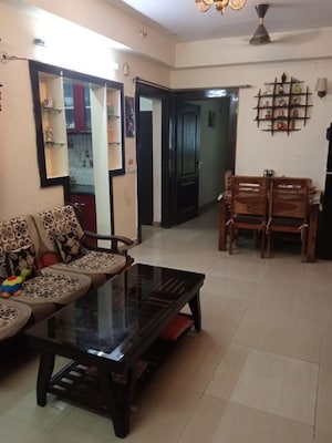 Living Room in 3 BHK Apartment at Mahagun Moderne, Sector 78 – for Rent