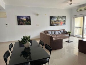 Living Room in 3 BHK Apartment at RNS Shanthinivas, Yeshwanthpur – for Rent