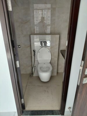 Bathroom in 1 BHK Apartment at Raymond Ten X Habitat, Pokhran Road No Two – for Rent