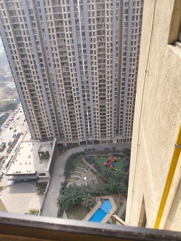 Balcony in 1 BHK Apartment at Raymond Ten X Habitat, Pokhran Road No Two – for Rent