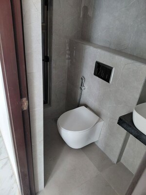 Bathroom in 1 BHK Apartment at Raymond Ten X Habitat, Pokhran Road No Two – for Rent