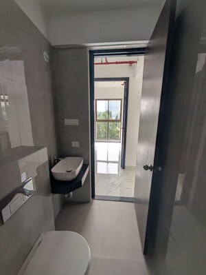 Bathroom in 2 BHK Apartment at Raymond Ten X Habitat, Pokhran Road No Two – for Rent