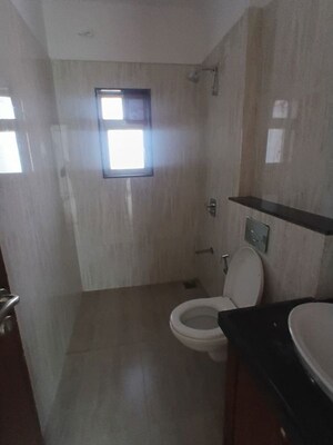 Bathroom in 3 BHK Apartment at Sheth Avalon, Laxmi Nagar – for Rent