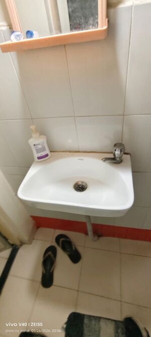 Bathroom in 1 BHK Apartment at Vijay Nagri Annex CHS Ltd 2-3-4, Ghodbunder Road – for Rent
