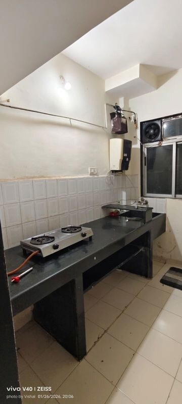 Kitchen in 1 BHK Apartment at Vijay Nagri Annex CHS Ltd 2-3-4, Ghodbunder Road – for Rent