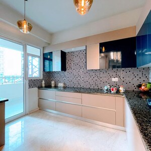 Kitchen in 3 BHK Apartment at Miglani Supercity Myfair Residency, Amrapali Dream Valley – for Sale