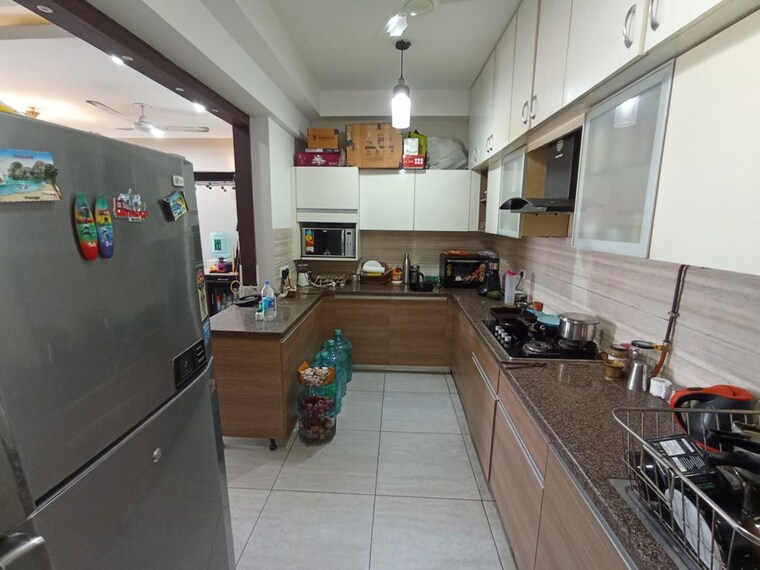 Kitchen, aba-ivy-county 3 Bedroom 2124 Sq.Ft. Apartment In Sector 75 Noida 9863753