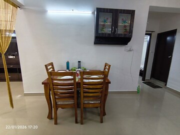 Dining area in 3 BHK Apartment at Bhoganhalli – for Rent
