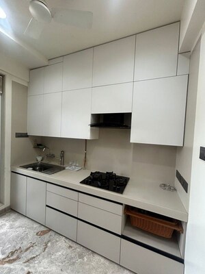 Kitchen in 3 BHK Apartment at Rosa Manhattan, Ghodbunder Road – for Sale