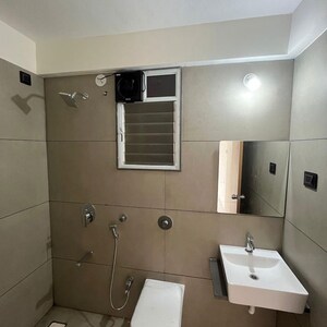 Bathroom in 3 BHK Apartment at Pimple Saudagar – for Rent