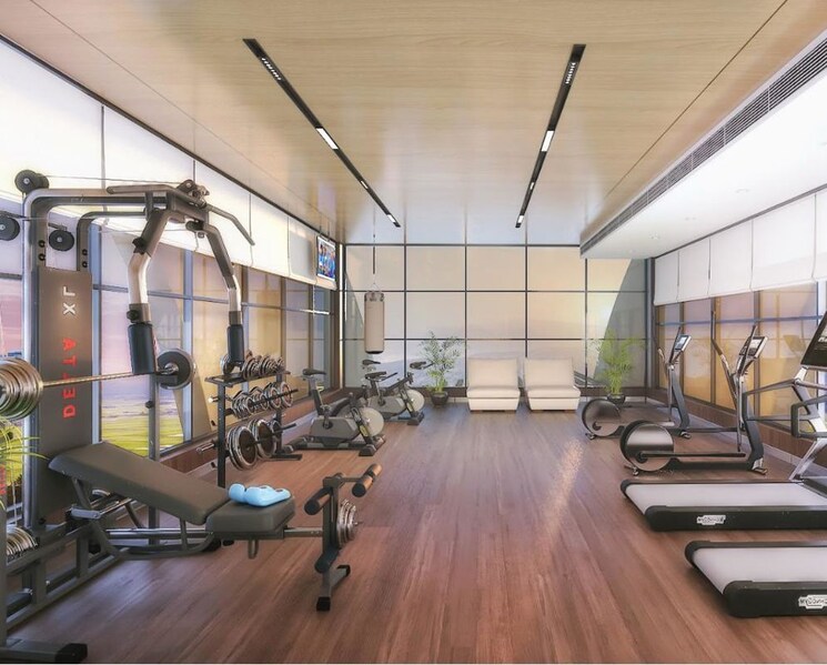 Gym, palaspa 1 Bedroom 650 Sq.Ft. Apartment In Palaspa Navi Mumbai 9863816