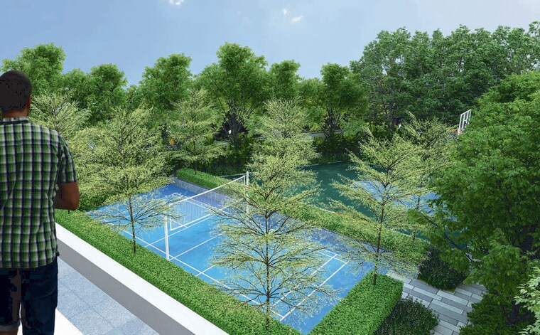 Garden, niharika-skyline 3 Bedroom 2580 Sq.Ft. Apartment In Manikonda Hyderabad 9863823