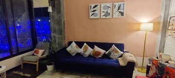 Living Room in 4 BHK Apartment at Devika Towers, Collectors Colony – for Rent