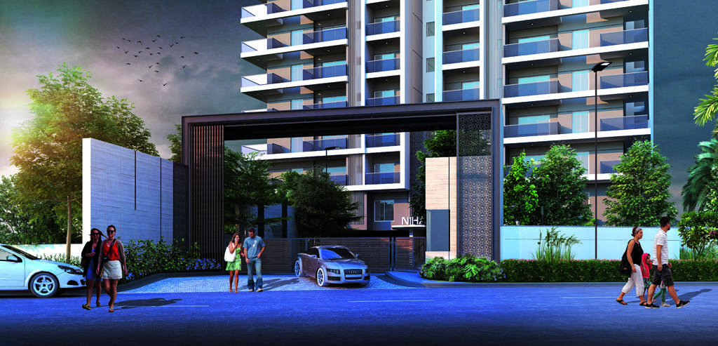 2.5 BHK + Pooja Room 1560 Sq.Ft. Apartment in Niharika Skyline