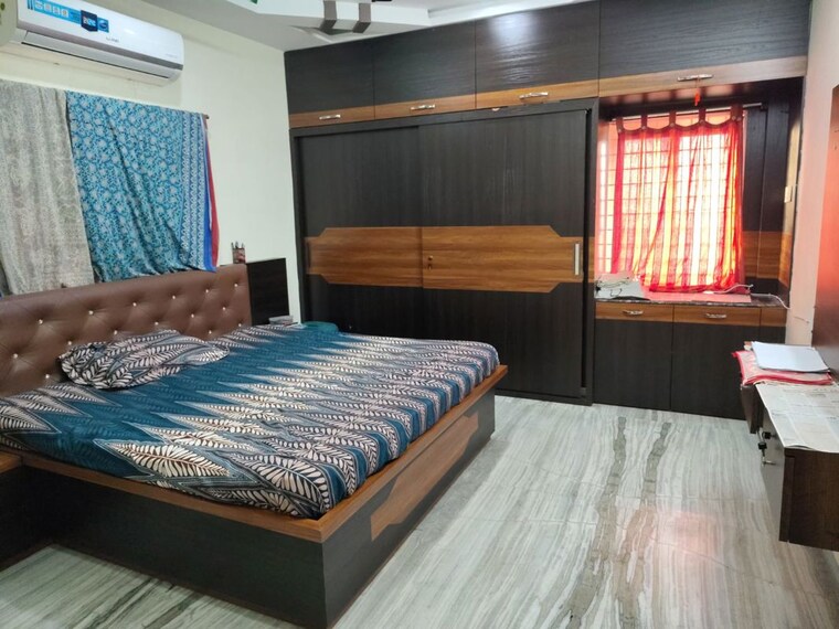 Bedroom, prasanthinagar 3 Bedroom 1800 Sq.Ft. Independent House In Prasanthinagar Vizag 9863794