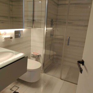 Bathroom in 3 BHK Apartment at Lodha World Crest, Empire Mill – for Sale