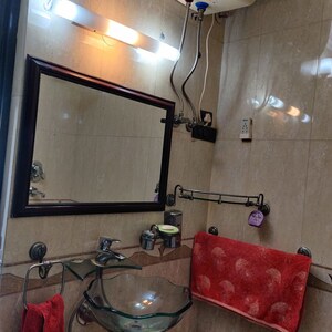Bathroom in 2 BHK Builder Floor at DLF Queens Court, Greater Kailash ii – for Rent