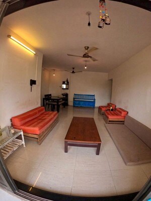 Living Room in 4 BHK Apartment at Skylark Apartment Lokhandwala Complex, Lokhandwala Complex – for Rent