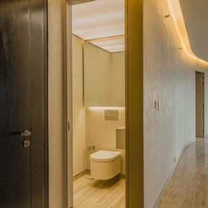 Bathroom in 3 BHK Apartment at Lodha World Crest, Empire Mill – for Sale