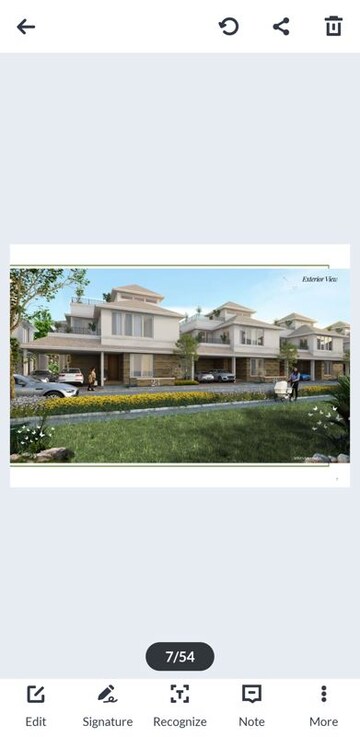 4 BHK Villa – Exterior View View at Prestige Park Grove, Whitefield - for Sale