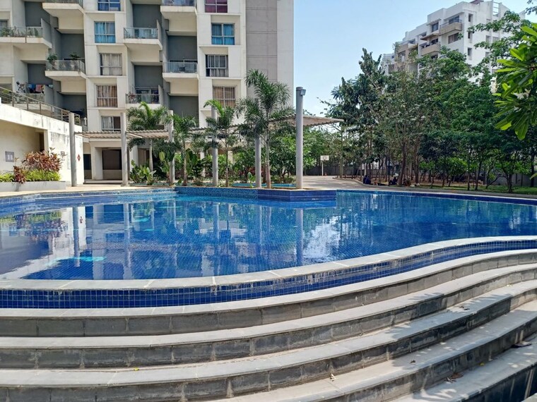 Swimming Pool, marvel-cerise 3 Bedroom 1450 Sq.Ft. Apartment In Kharadi Pune 9863934