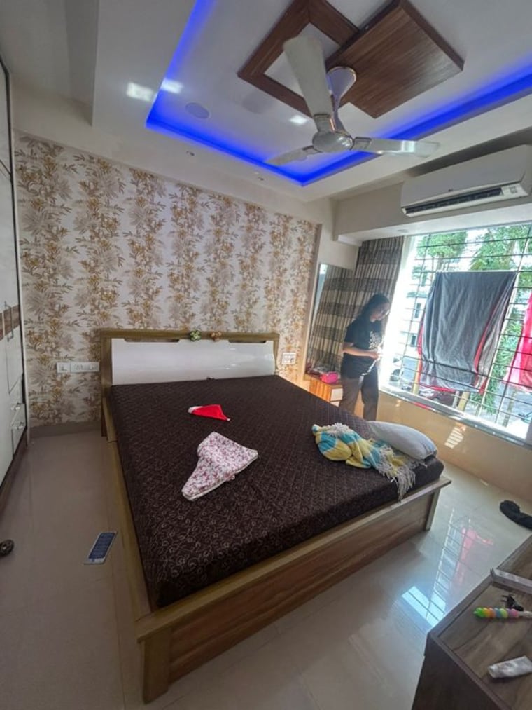 Bedroom, thakur-gayatri-satsang 1 Bedroom 595 Sq.Ft. Apartment In Kandivali East Mumbai 9863980