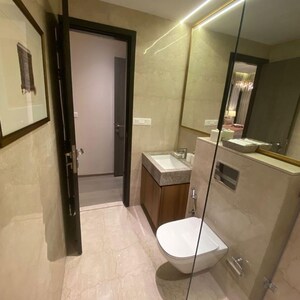 Attached Bathroom in 3 BHK Apartment at Piramal Mahalaxmi, Arthur rd – for Sale